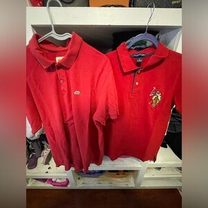 Red polos